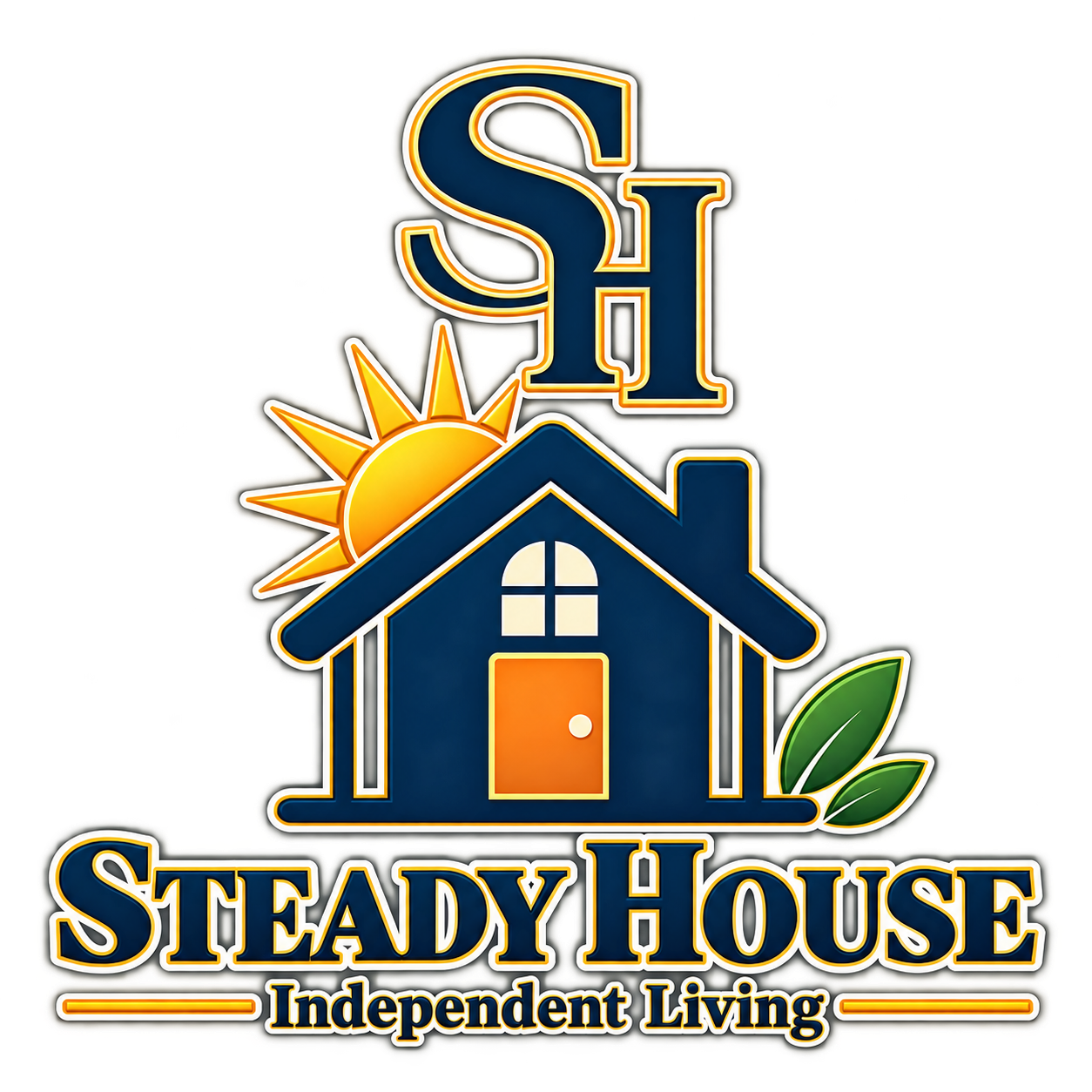 Steady House emblem logo